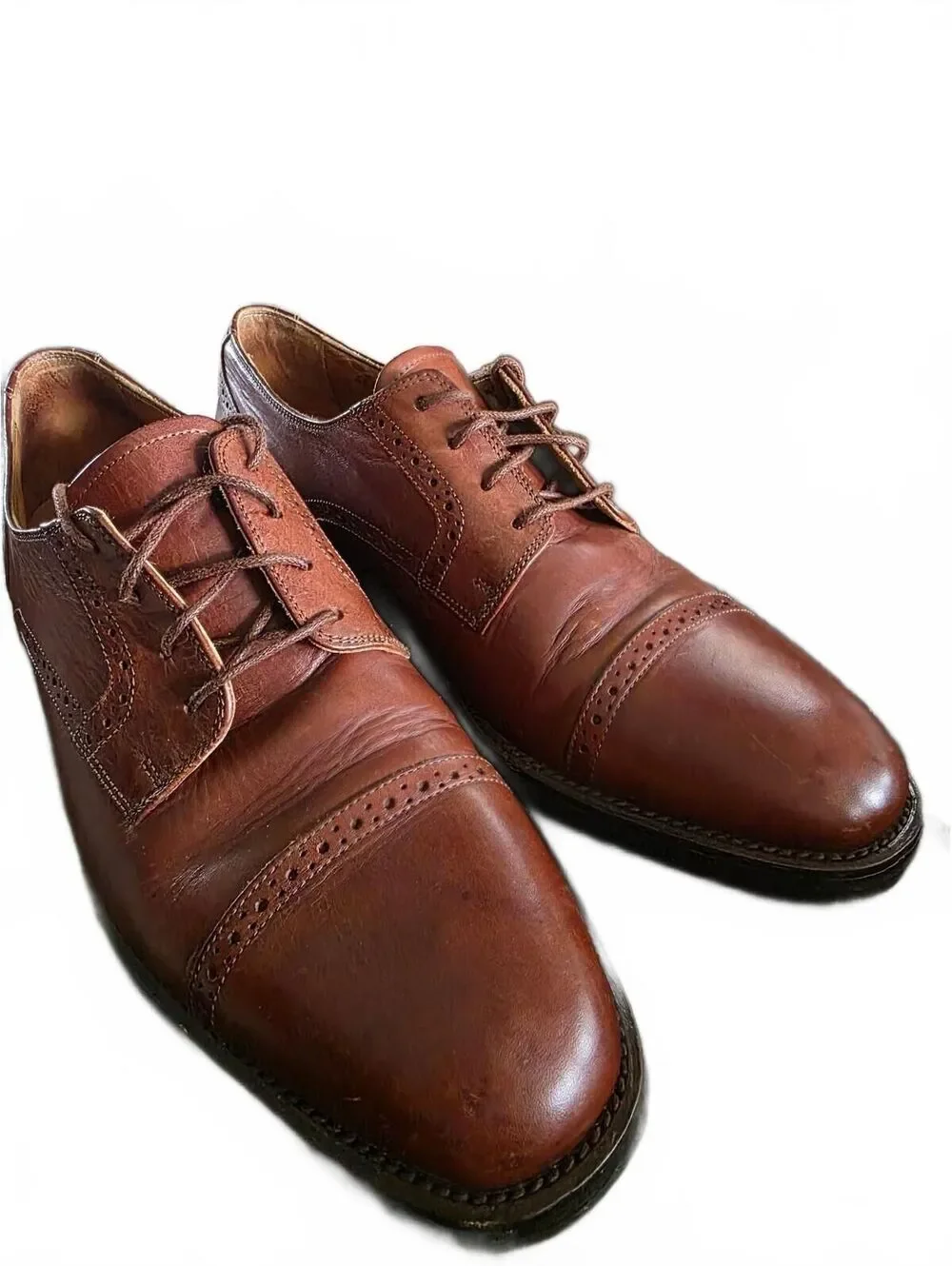 Cole Haan Grand OS Oxford Shoes 4676 brown leather Size 9.5 Preppy Business Work